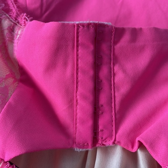 Darling strapless cut out pink mini dress size S - Picture 4 of 9